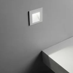 Segnapasso Led-Ideal Lux Bit fi segnapasso led per esterno 3000k bianco da incasso ip65
