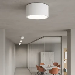 Faretti Da Soffitto-Ondaluce Boiler faretti tondo bianco led cct 3000k 4000k dimmerabile