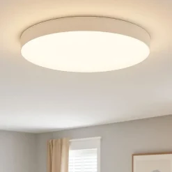 Plafoniere Moderne-Ondaluce Boiler plafoniera 40cm bianca cct led 3000k 4000k dimmerabile