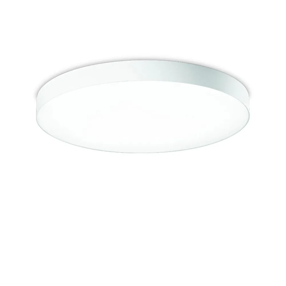 Plafoniere Moderne-Ondaluce Boiler plafoniera 40cm bianca cct led 3000k 4000k dimmerabile