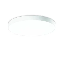 Plafoniere Moderne-Ondaluce Boiler plafoniera tonda led cct 3000k 4000k 60cm bianca