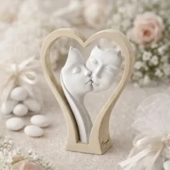 Soprammobili Moderni-Bongelli Preziosi Bomboniera cuore nocciola scultura bongelli prezoiso