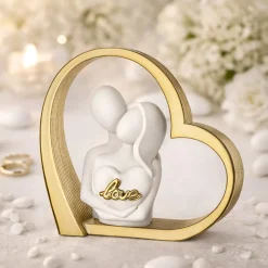 Soprammobili Moderni-Bongelli Preziosi Bomboniera per matrimonio cuore oro
