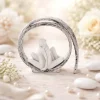 Soprammobili Moderni-Bongelli Preziosi Bomboniera scultura moderna coppia vortice argento