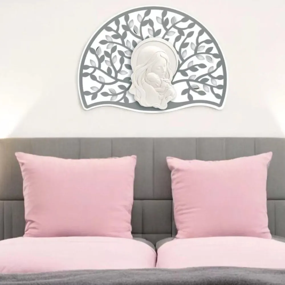 Capezzali-Bongelli Preziosi capezzale grigio 90x65 nascita