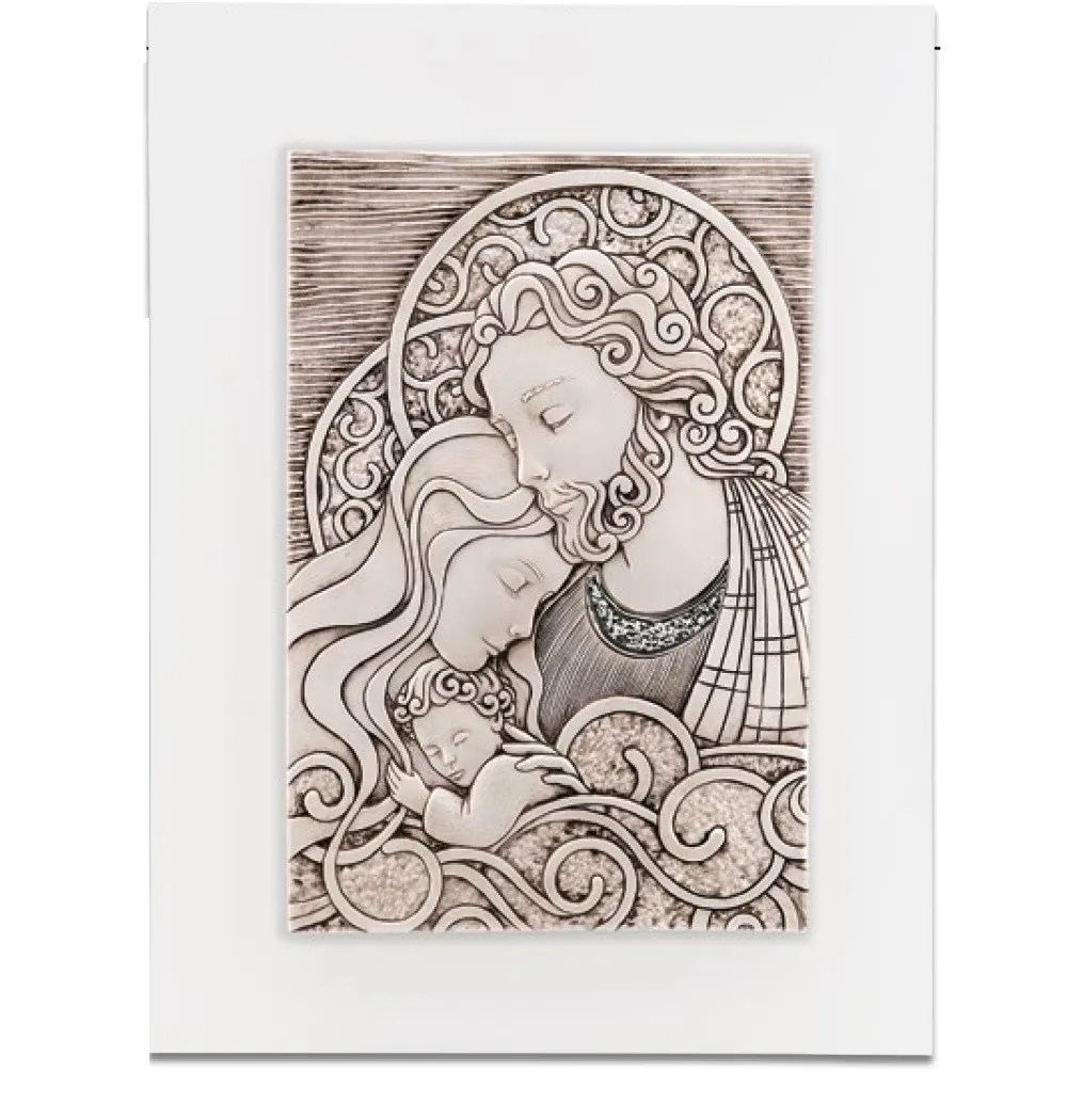 Capezzali-Bongelli Preziosi capezzale capoletto 30x40 quadretto sacra famiglia