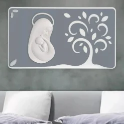 Capezzali-Bongelli Preziosi capezzale maternita albero grigio 105x60