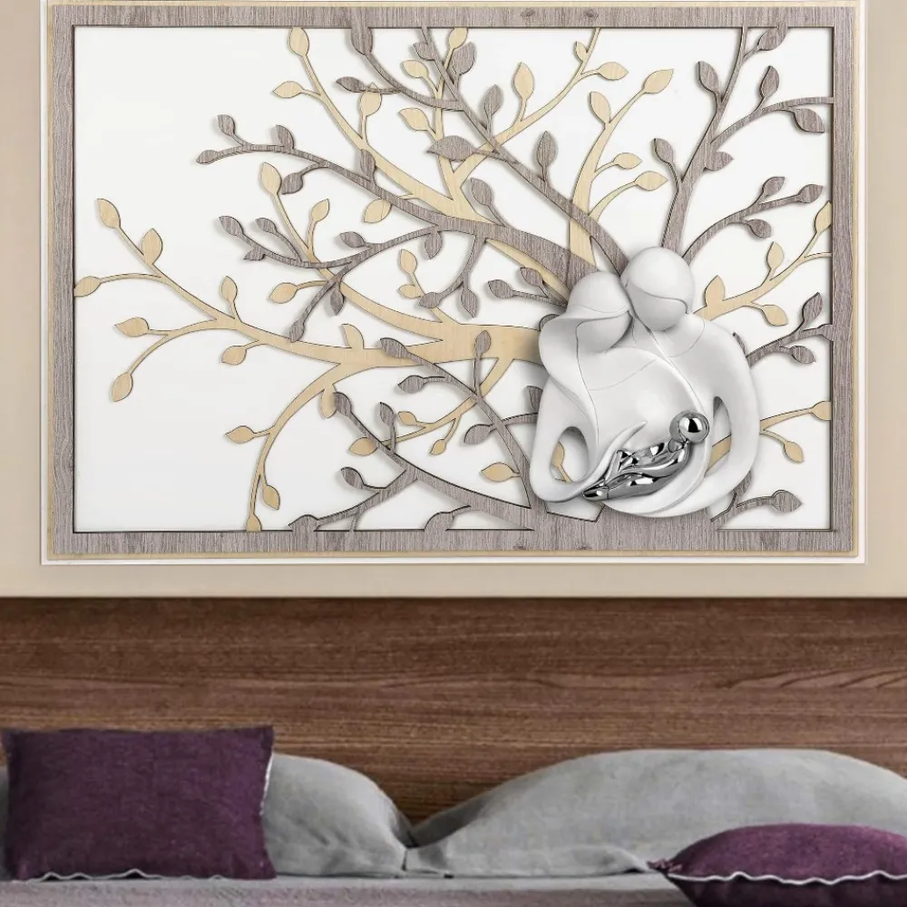 Capezzali-Bongelli Preziosi capezzale moderno sacra famiglia 70x48 rovere