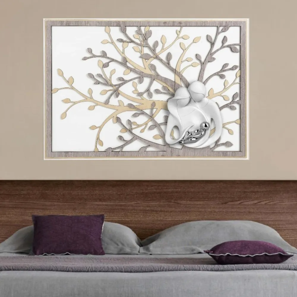Capezzali-Bongelli Preziosi capezzale moderno sacra famiglia 70x48 rovere