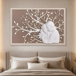 Capezzali-Bongelli Preziosi capezzale innamorati 105x72 nocciola moderno