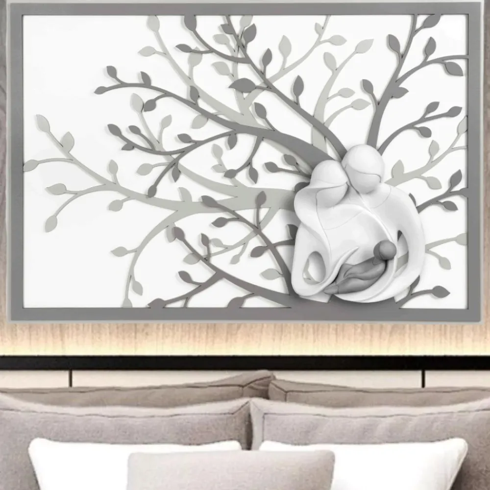 Capezzali-Bongelli Preziosi capoletto moderno sacra famiglia 105x72 capezzale grigio