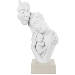 Soprammobili Moderni-Bongelli Preziosi famiglia da tavolo scultura h39 base nocciola