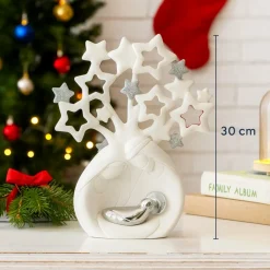 Presepi Di Natale-Bongelli Preziosi presepe di natale bianco h30 statuina natività