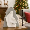 Presepi Di Natale-Bongelli Preziosi presepe di natale h15 grigio statuina natività