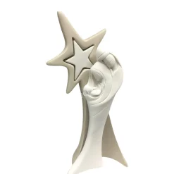 Presepi Di Natale-Bongelli Preziosi presepe moderno h15 natività nocciola statuina fp