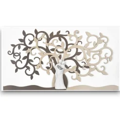 Capezzali-Bongelli Preziosi quadro capezzale sacra famiglia moderna 110x60 nocciola