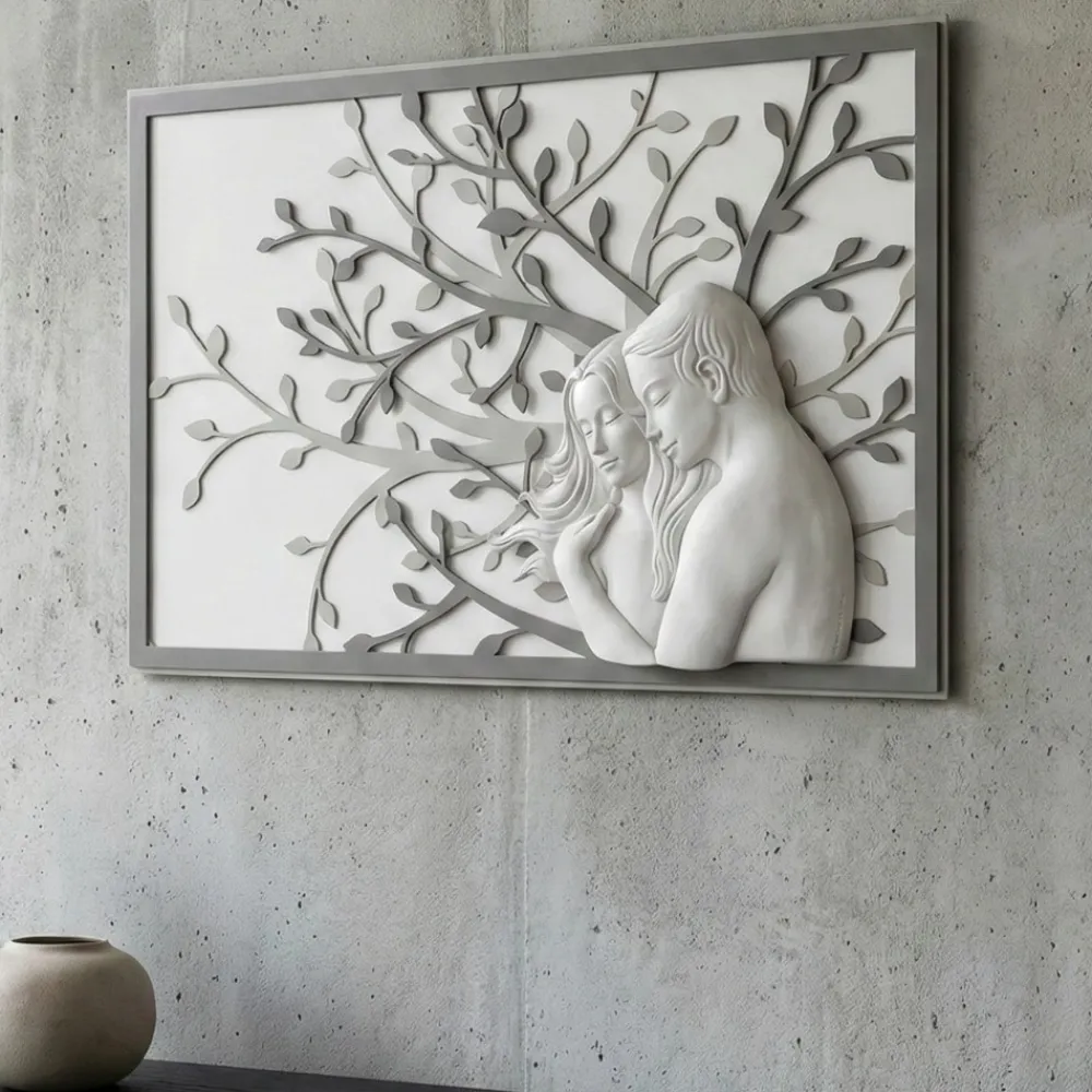 Quadri Moderni-Bongelli Preziosi quadro moderno albero della vita 105x72 sacra famiglia
