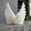 Soprammobili Moderni-Bongelli Preziosi scultura ali angelo cuore oro soprammobile