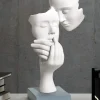 Soprammobili Moderni-Bongelli Preziosi scultura coppia face base carta da zucchero