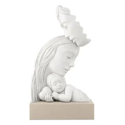 Soprammobili Moderni-Bongelli Preziosi scultura da tavolo famiglia unita base nocciola