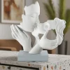 Soprammobili Moderni-Bongelli Preziosi scultura h34 coppia mani face carta da zucchero