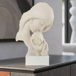 Soprammobili Moderni-Bongelli Preziosi soprammobile scultura nascita face nocciola