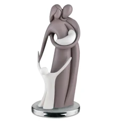 Soprammobili Moderni-Bongelli Preziosi statuetta famiglia tortora soprammobile