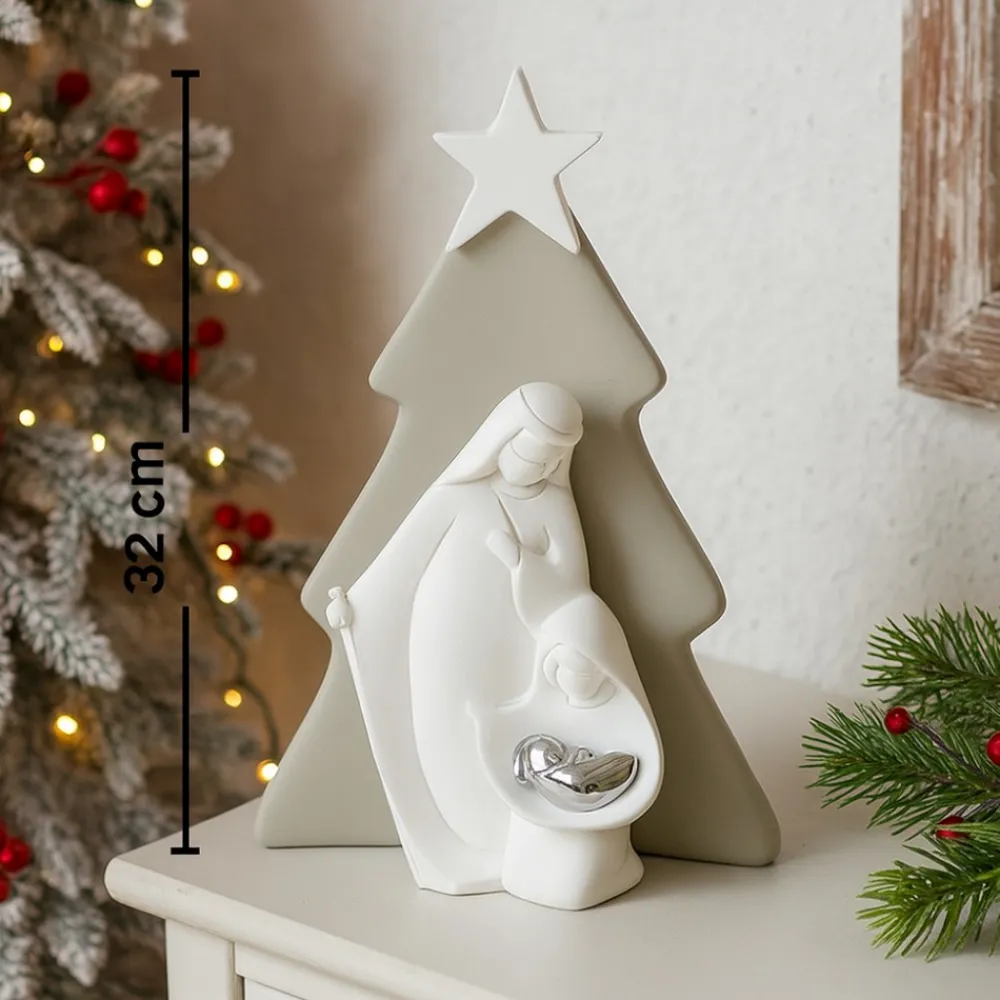 Presepi Di Natale-Bongelli Preziosi statuina h32 presepe moderno nocciola natività natale