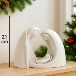 Presepi Di Natale-Bongelli Preziosi statuina presepe di natale bianco h21 moderno