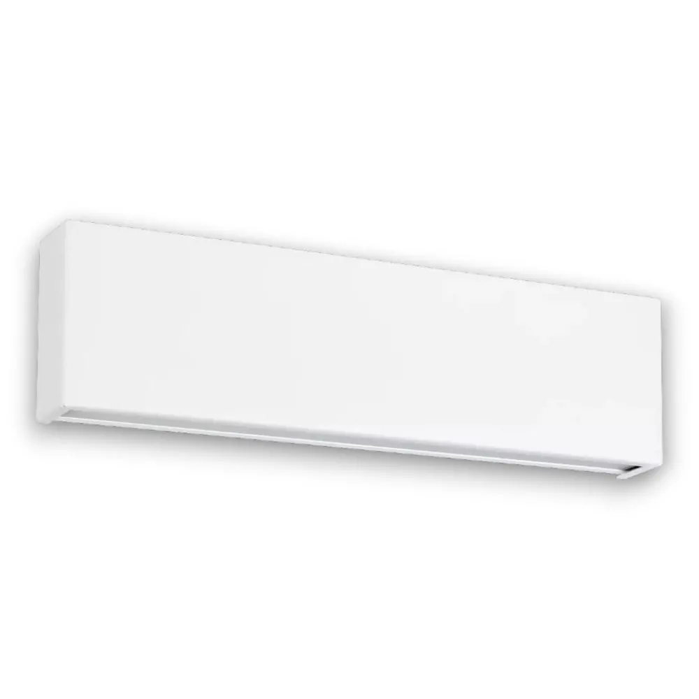 Applique Da Parete-Linea Light Box applique led moderna bianca 14w 3000k