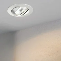 Faretti Da Incasso-Ideal Lux Box kit n3 swing fi faretti rotondi da incasso orientabili bianco