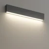 Applique Da Parete-Linea Light Box w1 applique led 28w 3000k colore cemento mono emissione