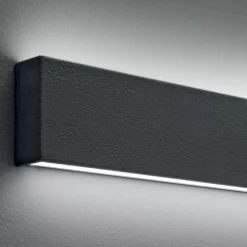 Applique Da Parete-Linea Light Box w2 applique led 41w 3000k cemento bi emissione