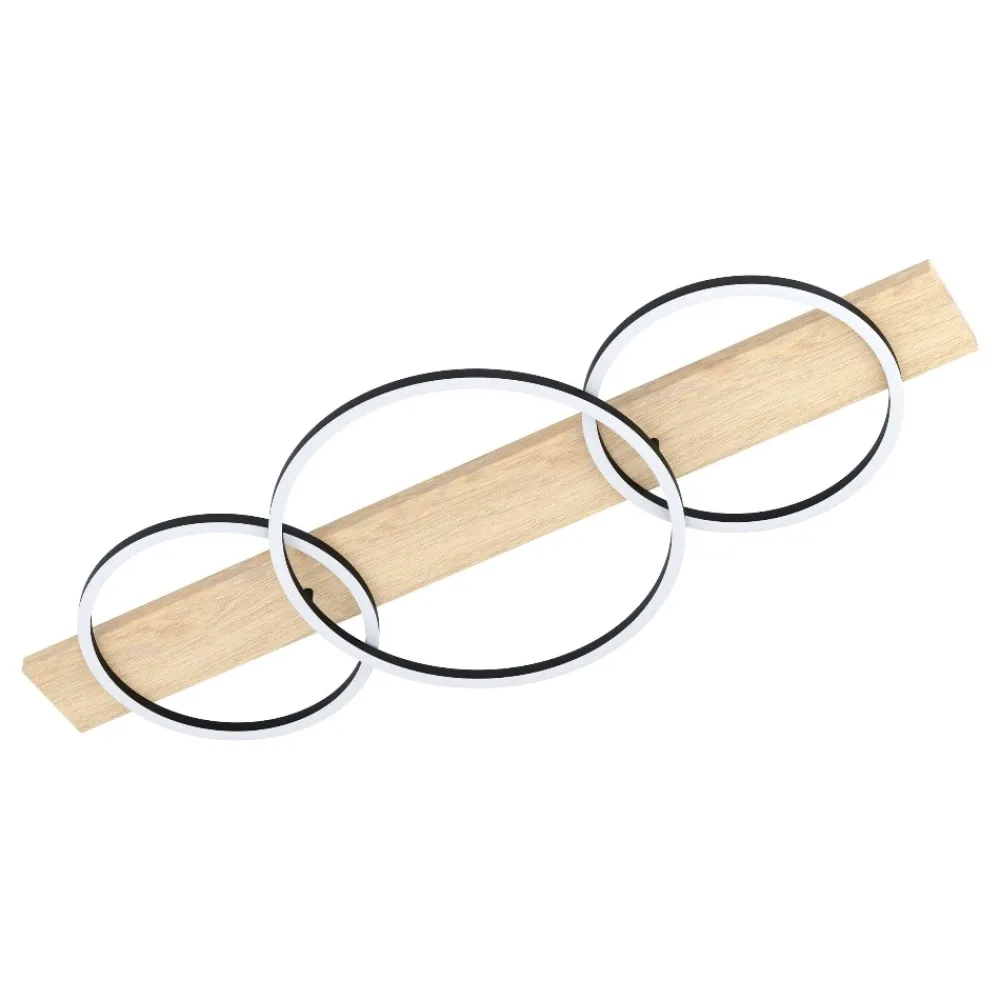 Plafoniere Moderne-Eglo Boyal plafoniera led 3000k 3 luci design