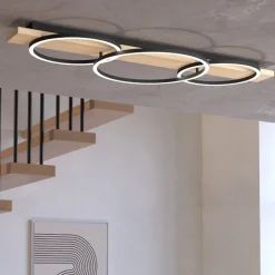 Plafoniere Moderne-Eglo Boyal plafoniera led 3000k 3 luci design