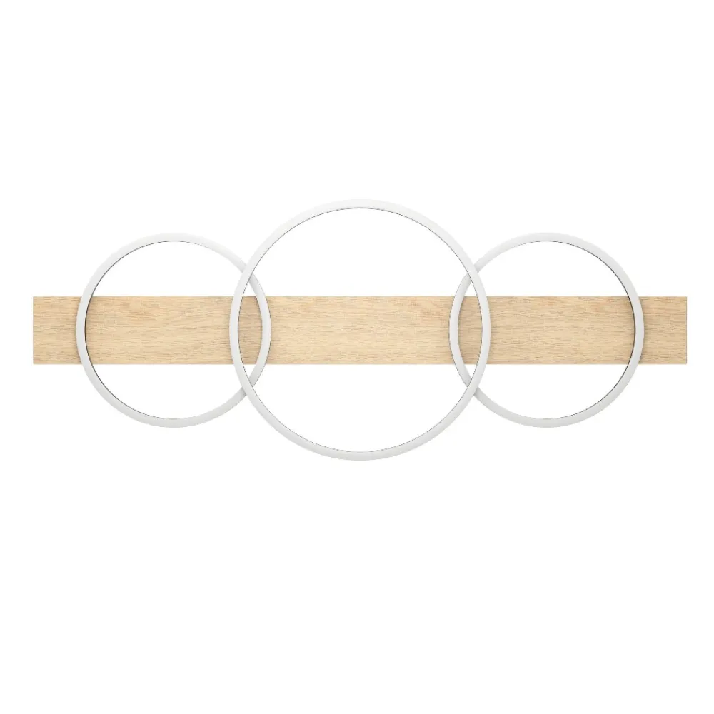 Plafoniere Moderne-Eglo Boyal plafoniera led 3000k 3 luci design
