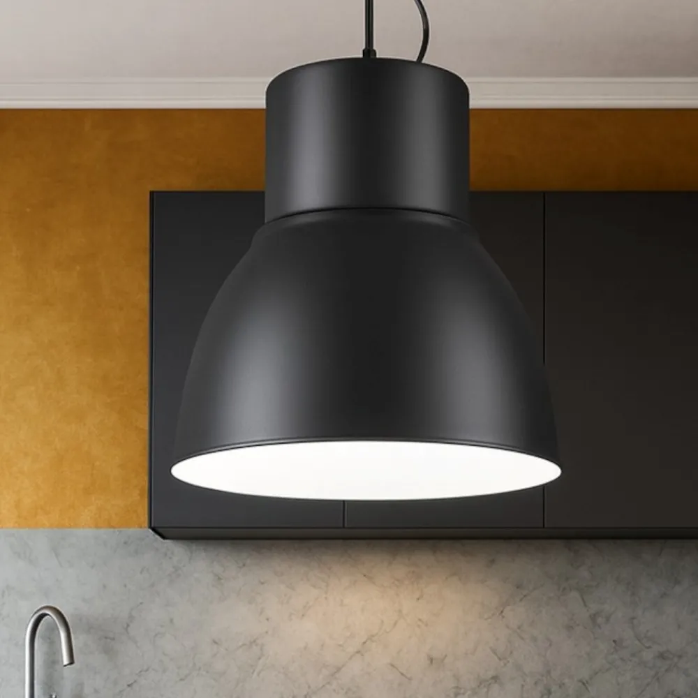 Lampadari Cucina-Ideal Lux Breeze lampadario per isola cucina campana antracite