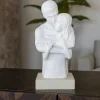 Soprammobili Moderni-Bongelli Preziosi Busto coppia innamorati soprammobile nocciola