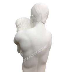 Soprammobili Moderni-Bongelli Preziosi Busto coppia innamorati soprammobile nocciola