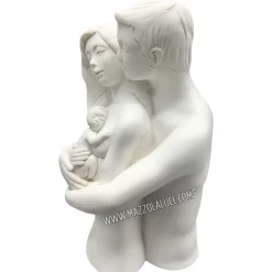 Soprammobili Moderni-Bongelli Preziosi Busto coppia soprammobile matrimonio base oro