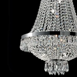 Lampadari Moderni-Ideal Lux Caesar sp9 lampadario di cristallo