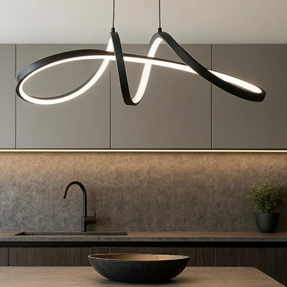 Lampadari Cucina-Eglo Calarossa z lampadario da cucina design originale led rgb 2700k a 6500k