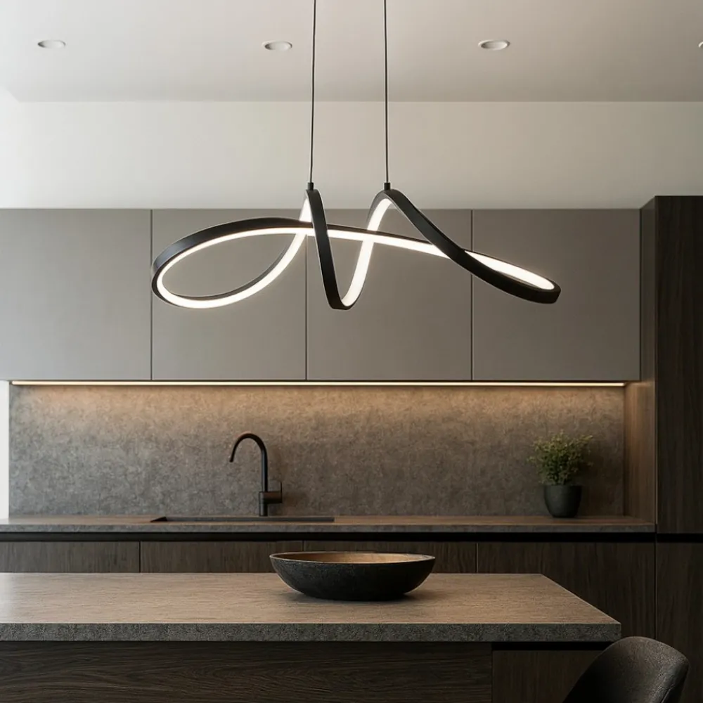 Lampadari Cucina-Eglo Calarossa z lampadario da cucina design originale led rgb 2700k a 6500k