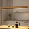 Lampadari Cucina-Eglo Camacho lampadario in legno per cucina nero led 25w 3000k dimmerabile