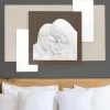 Capezzali-Bongelli Preziosi Capezzale capoletto sacra famiglia moderno 100x57 nocciola