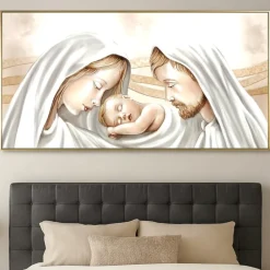 Capezzali-Selezionato da Mazzolaluce Capezzale capoletto sacra 90x60 famiglia cornice oro