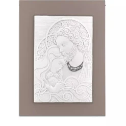Capezzali-Bongelli Preziosi Capezzale capoletto 30x40 sacra famiglia tortora
