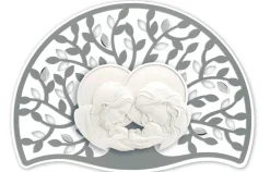 Capezzali-Bongelli Preziosi Capezzale moderno grigio sacra famiglia 90x65