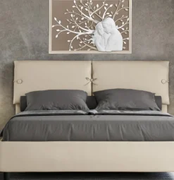 Capezzali-Bongelli Preziosi Capezzale moderno per camera da letto nocciola 70x48
