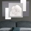 Capezzali-Bongelli Preziosi Capezzale moderno sacra famiglia grigio 100x57